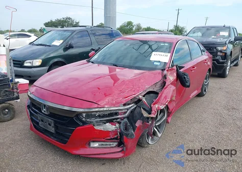2020 Honda Accord Sport из США, поврежденный, VIN 1HGCV1F37LA027220